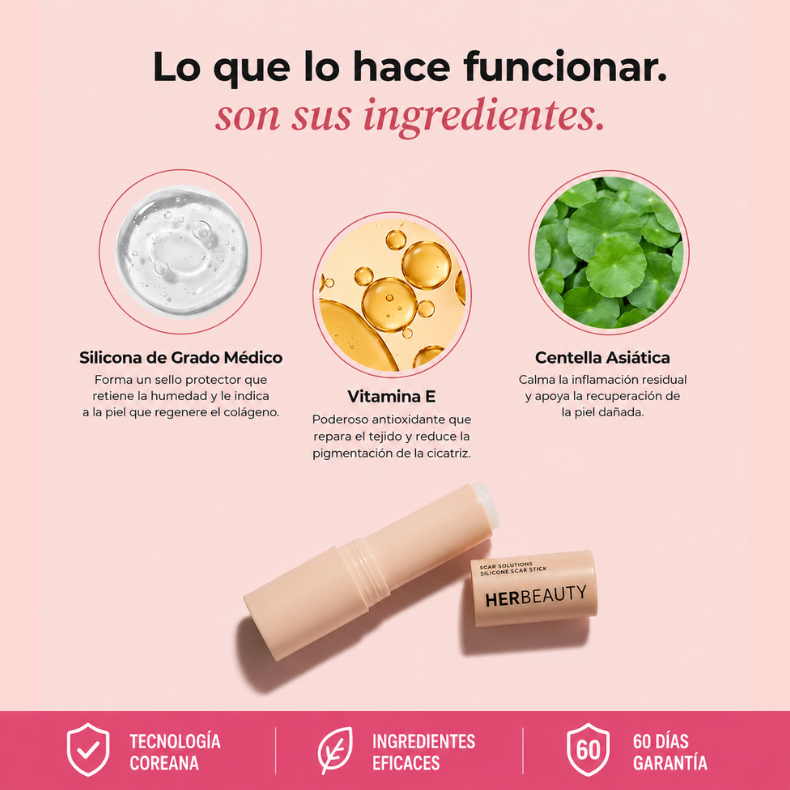 HERBEAUTY STICK - RECUPERE SU PIEL UNIFORME, BELLA Y SIN COMPLEJOS EN 49 DÍAS